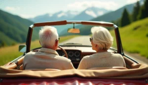 Mit dem Cabrio in die Berge