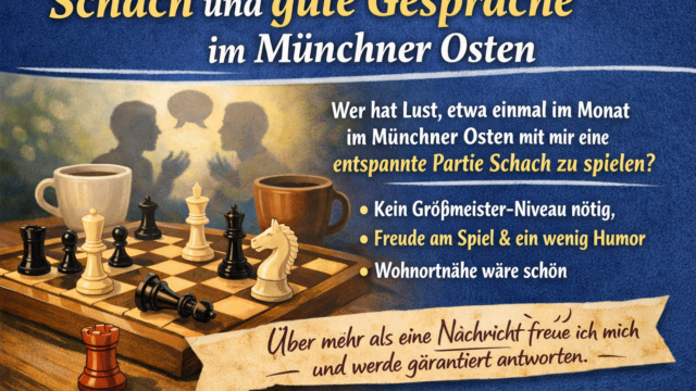 Schachspielen – Bärbel