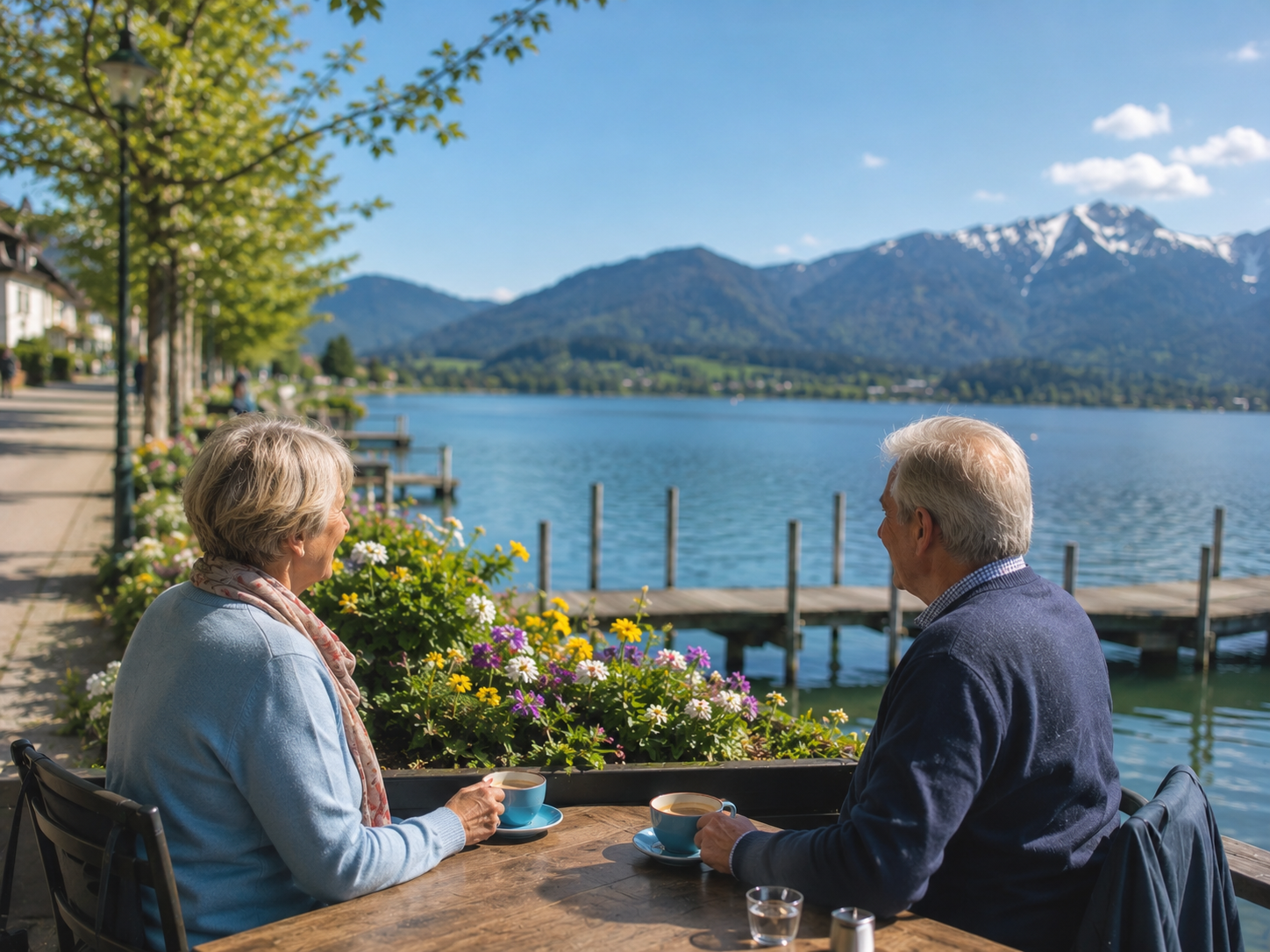 entspanntes Kaffee tringen mit guten Gesprächen
