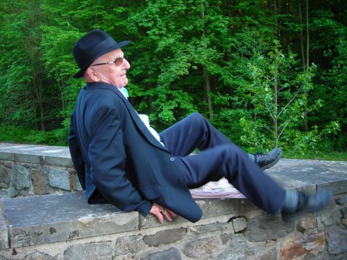 Erich auf der Mauer